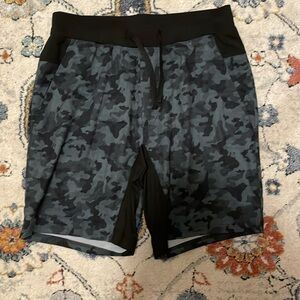 NWOT Camo Athletic Shorts with Mesh Details